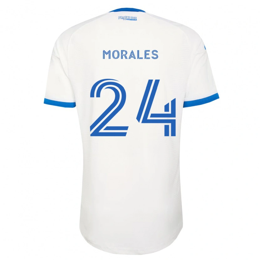 Danxen Criança Camisola Efraín Morales #24 Azul Celeste Branco Alternativa 2026/27 Camisa