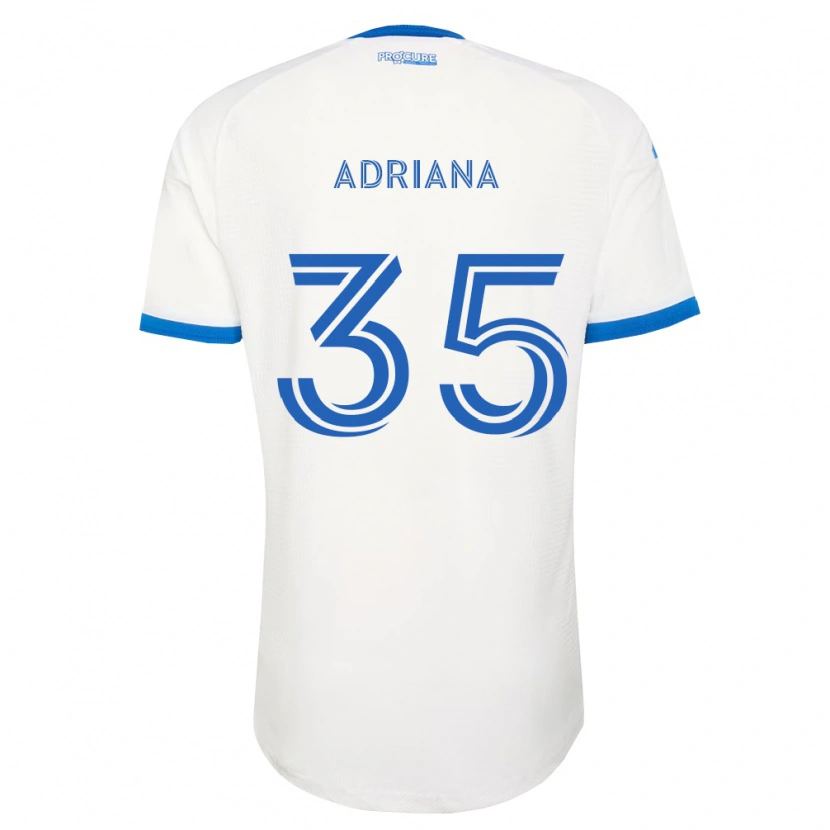 Danxen Criança Camisola Teoli Adriana #35 Azul Celeste Branco Alternativa 2026/27 Camisa