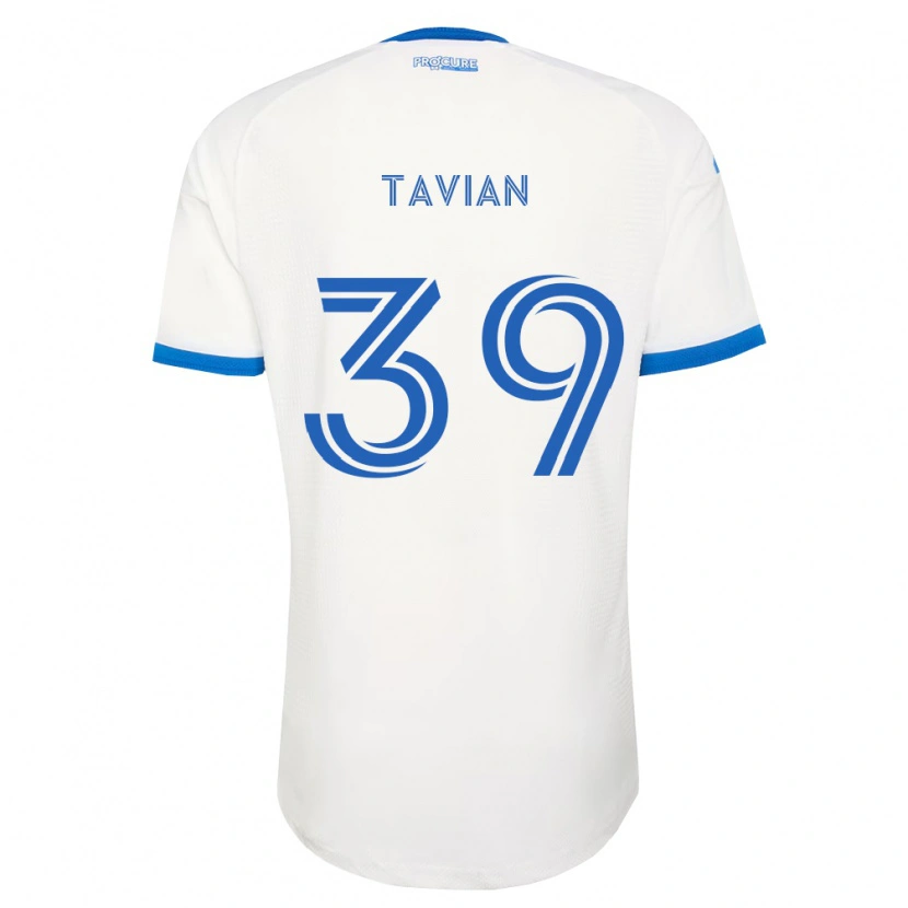 Danxen Criança Camisola Vandendort Tavian #39 Azul Celeste Branco Alternativa 2026/27 Camisa