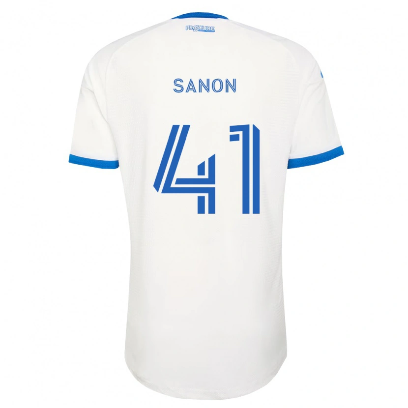 Danxen Criança Camisola Jérémy Sanon #41 Azul Celeste Branco Alternativa 2026/27 Camisa