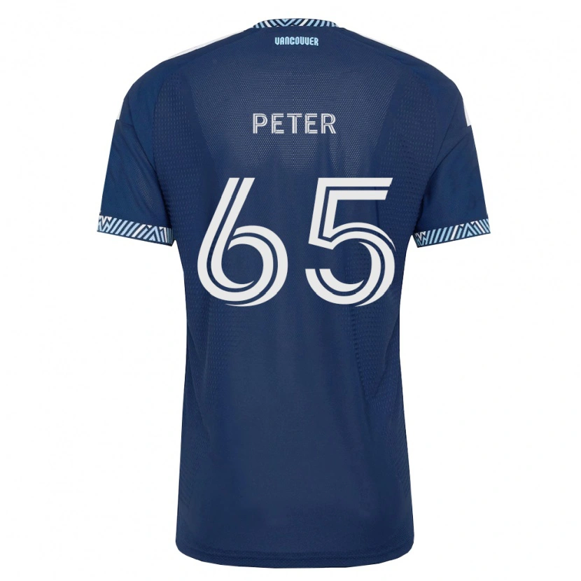 Danxen Criança Camisola Anyole Peter #65 Azul Profundo Branco Alternativa 2026/27 Camisa