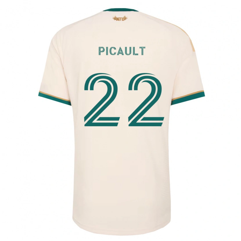 Danxen Criança Camisola Fafà Picault #22 Verde Champanhe Alternativa 2026/27 Camisa