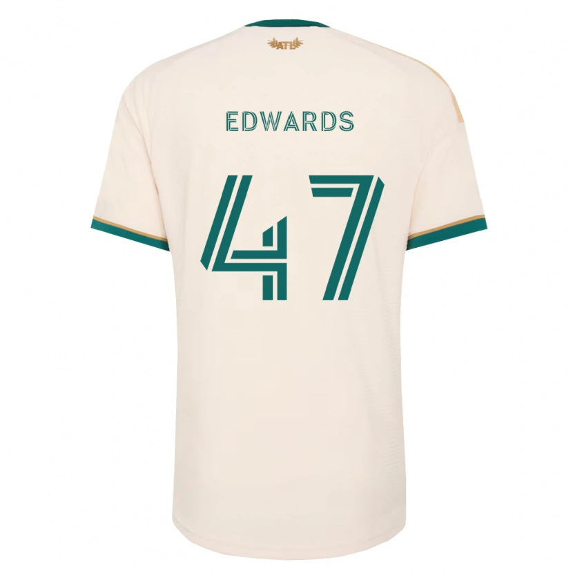 Danxen Criança Camisola Matthew Edwards #47 Verde Champanhe Alternativa 2026/27 Camisa