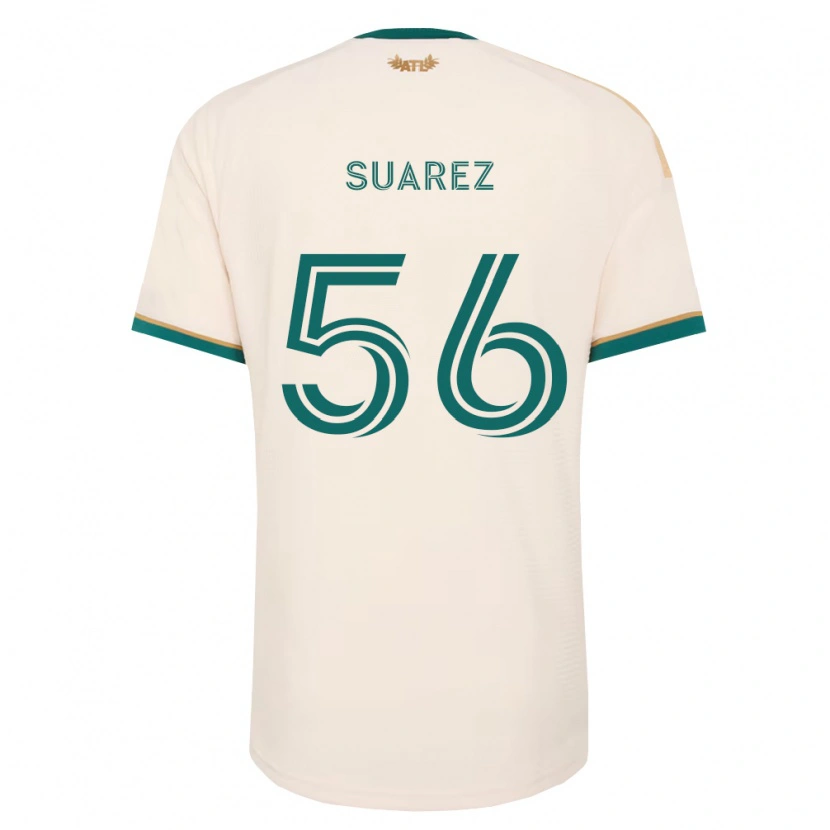 Danxen Criança Camisola Ignacio Suarez #56 Verde Champanhe Alternativa 2026/27 Camisa