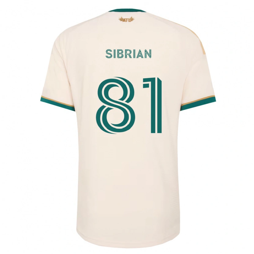 Danxen Criança Camisola David Sibrian #81 Verde Champanhe Alternativa 2026/27 Camisa