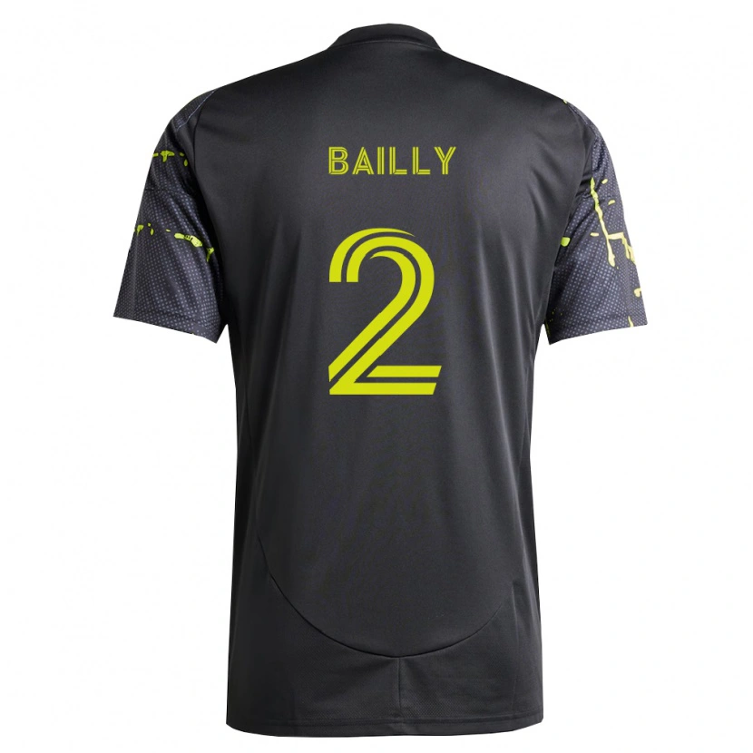 Danxen Criança Camisola Eric Bailly #2 Amarelo Fluorescente Preto Alternativa 2026/27 Camisa