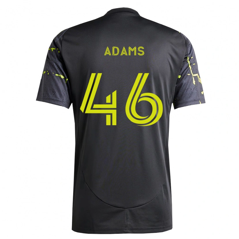 Danxen Criança Camisola Chase Adams #46 Amarelo Fluorescente Preto Alternativa 2026/27 Camisa