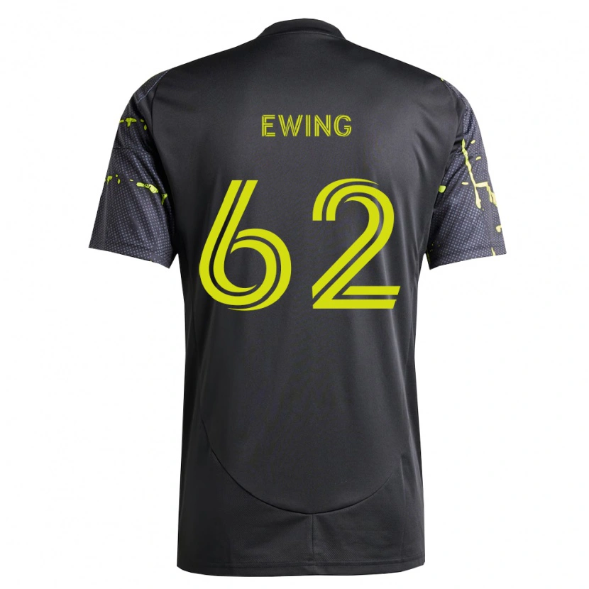 Danxen Criança Camisola Immanuel Ewing #62 Amarelo Fluorescente Preto Alternativa 2026/27 Camisa