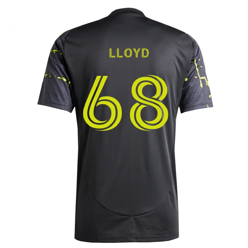 Danxen Criança Camisola Zach Lloyd #68 Amarelo Fluorescente Preto Alternativa 2026/27 Camisa