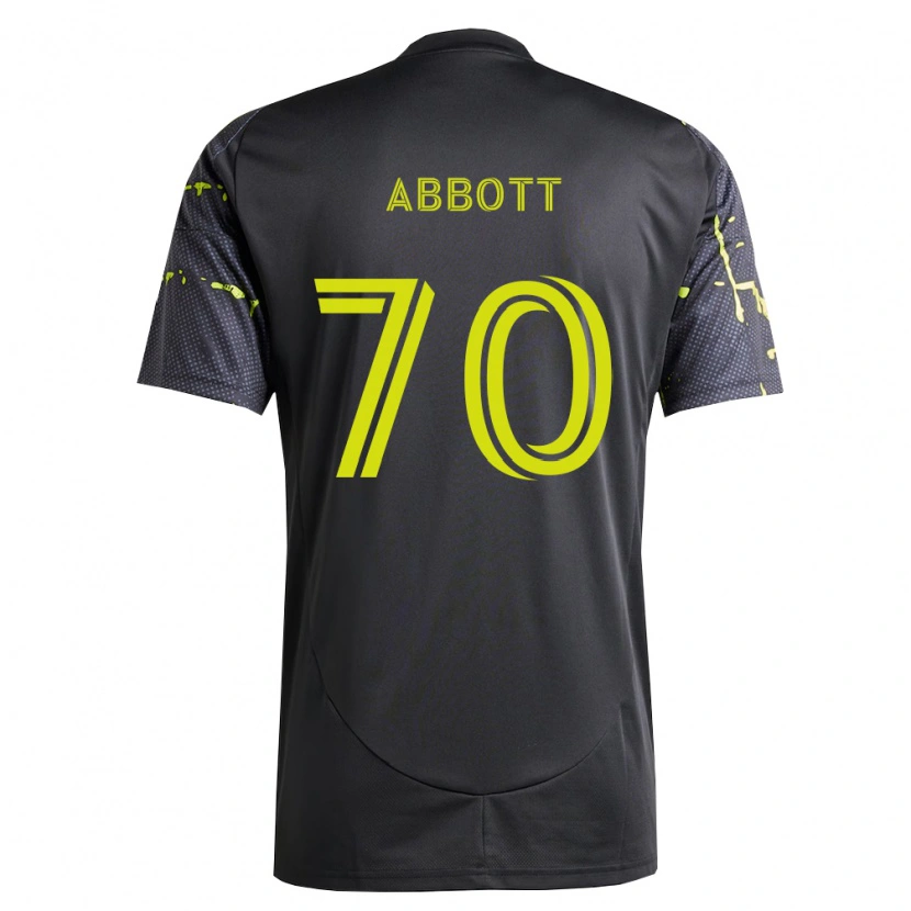 Danxen Criança Camisola Keller Abbott #70 Amarelo Fluorescente Preto Alternativa 2026/27 Camisa