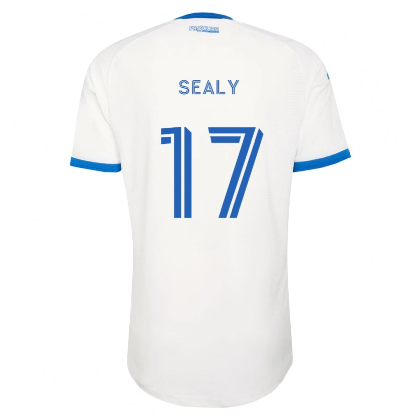 Danxen Criança Camisola Dante Sealy #17 Azul Celeste Branco Alternativa 2026/27 Camisa