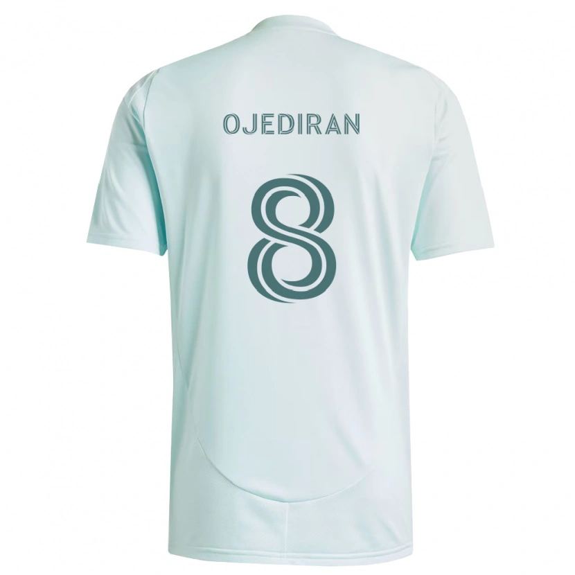Danxen Criança Camisola Hamzat Ojediran #8 Branco Verde Claro Alternativa 2026/27 Camisa