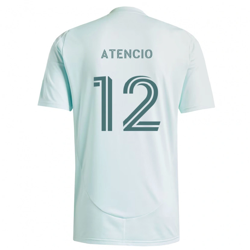 Danxen Criança Camisola Josh Atencio #12 Branco Verde Claro Alternativa 2026/27 Camisa