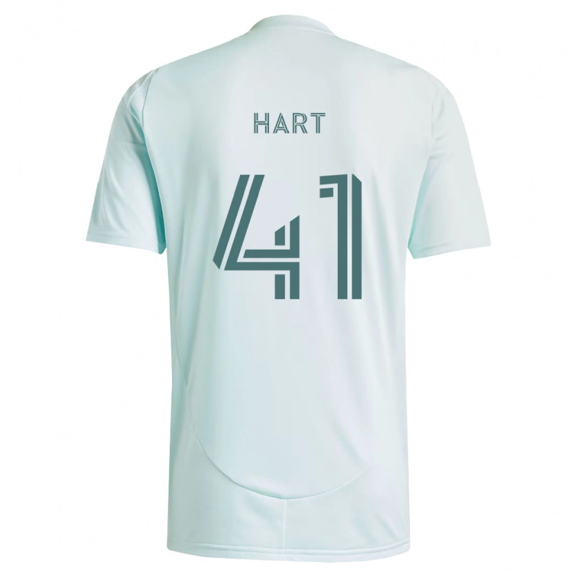 Danxen Criança Camisola Victor Hart #41 Branco Verde Claro Alternativa 2026/27 Camisa