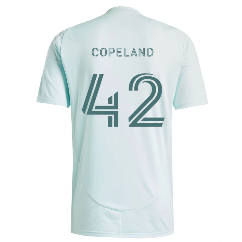 Danxen Criança Camisola Josh Copeland #42 Branco Verde Claro Alternativa 2026/27 Camisa