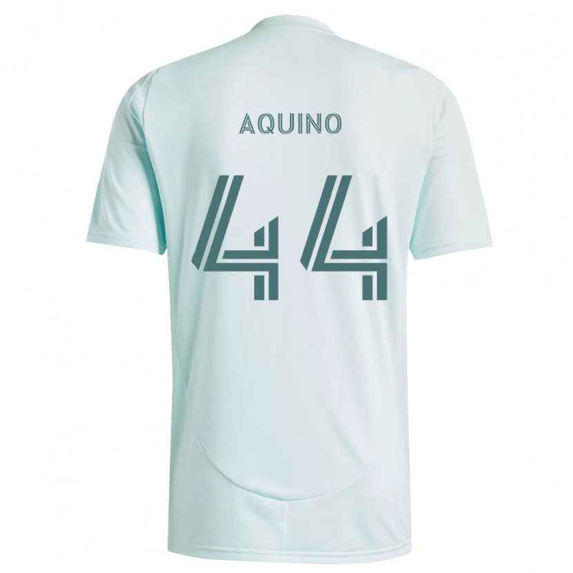 Danxen Criança Camisola Chris Aquino #44 Branco Verde Claro Alternativa 2026/27 Camisa
