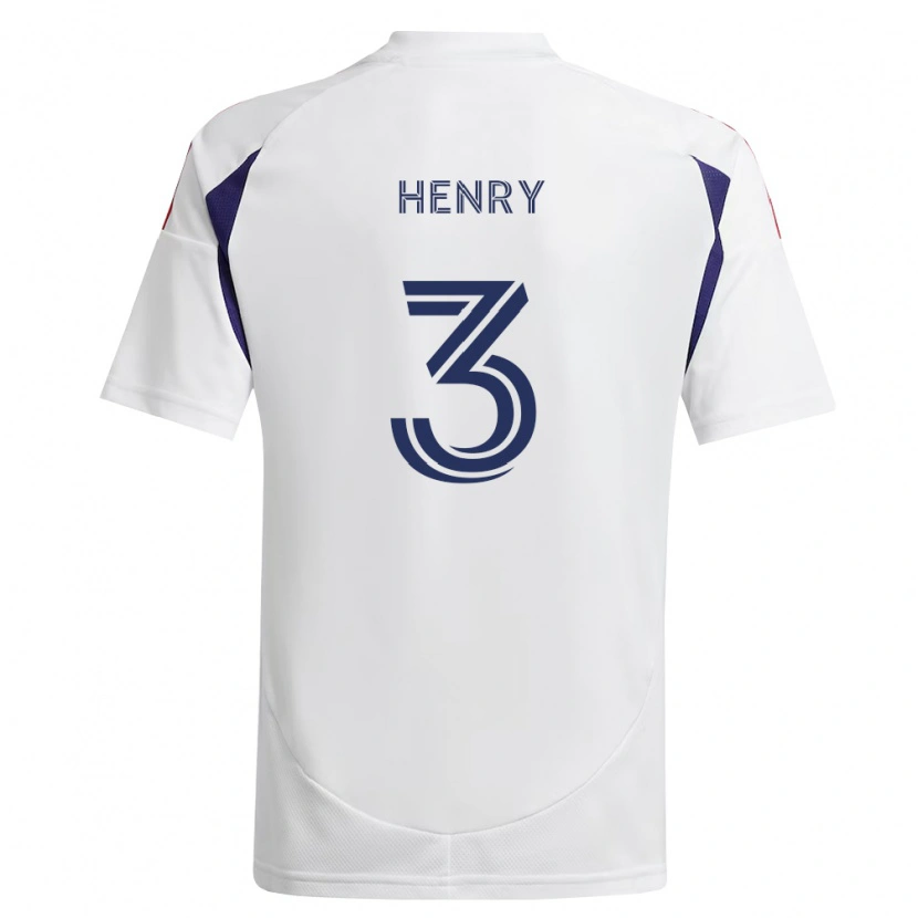 Danxen Criança Camisola Kobi Henry #3 Azul Real Vermelho Marrom Alternativa 2026/27 Camisa