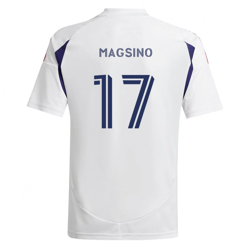 Danxen Criança Camisola Reignen Magsino #17 Azul Real Vermelho Marrom Alternativa 2026/27 Camisa
