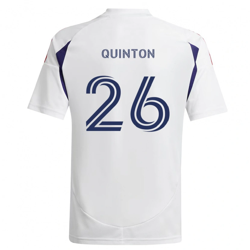 Danxen Criança Camisola Philip Quinton #26 Azul Real Vermelho Marrom Alternativa 2026/27 Camisa