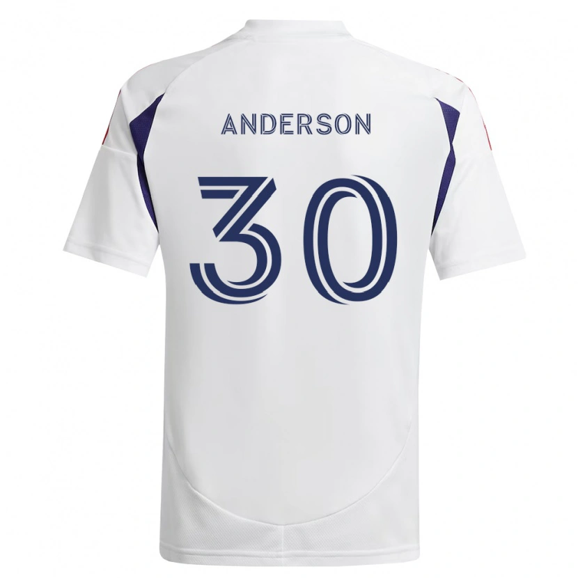 Danxen Criança Camisola Owen Anderson #30 Azul Real Vermelho Marrom Alternativa 2026/27 Camisa