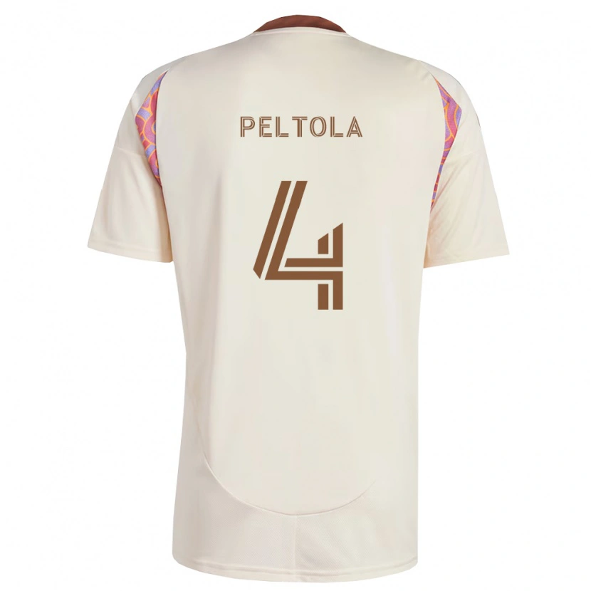 Danxen Criança Camisola Matti Peltola #4 Rosa Off-White Alternativa 2026/27 Camisa