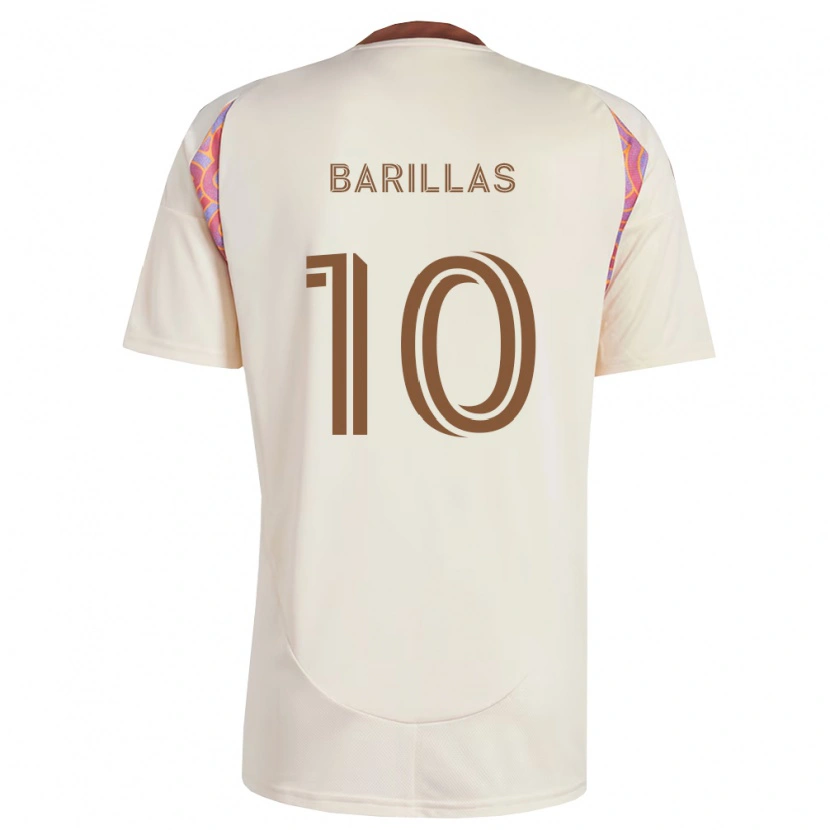 Danxen Criança Camisola Mayson Barillas #10 Rosa Off-White Alternativa 2026/27 Camisa