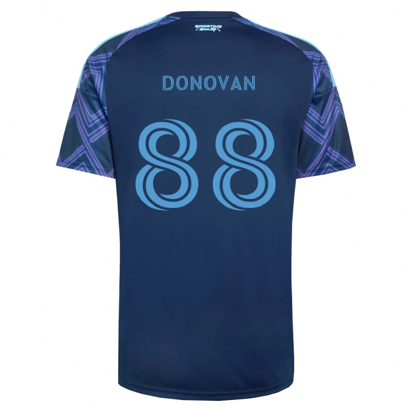 Danxen Criança Camisola Shane Donovan #88 Azul Real Roxo Alternativa 2026/27 Camisa
