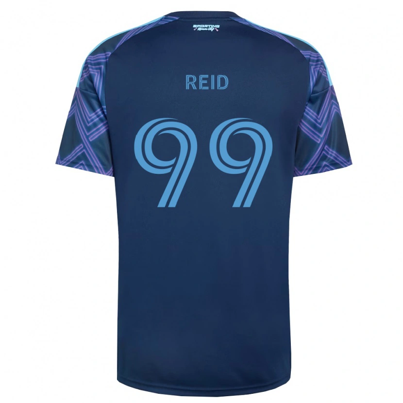 Danxen Criança Camisola Jayden Reid #99 Azul Real Roxo Alternativa 2026/27 Camisa