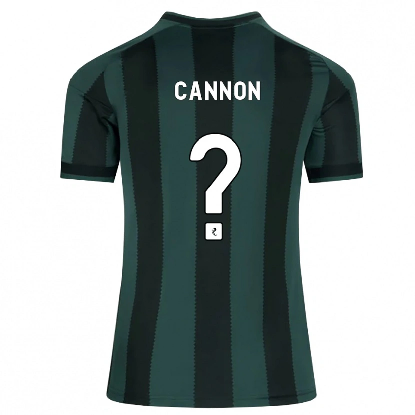 Danxen Criança Camisola Aidan Cannon #0 Cinza Ardósia Escuro Preto Alternativa 2026/27 Camisa