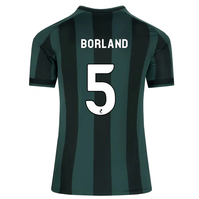 Danxen Criança Camisola Hayden Borland #5 Cinza Ardósia Escuro Preto Alternativa 2026/27 Camisa