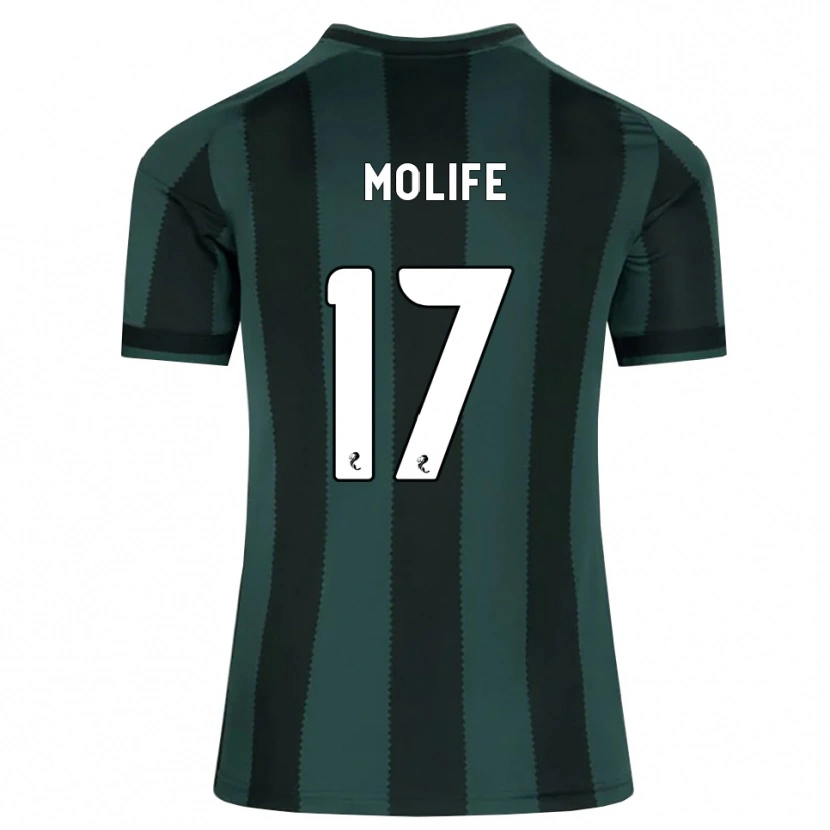 Danxen Criança Camisola Ezekiel Molife #17 Cinza Ardósia Escuro Preto Alternativa 2026/27 Camisa
