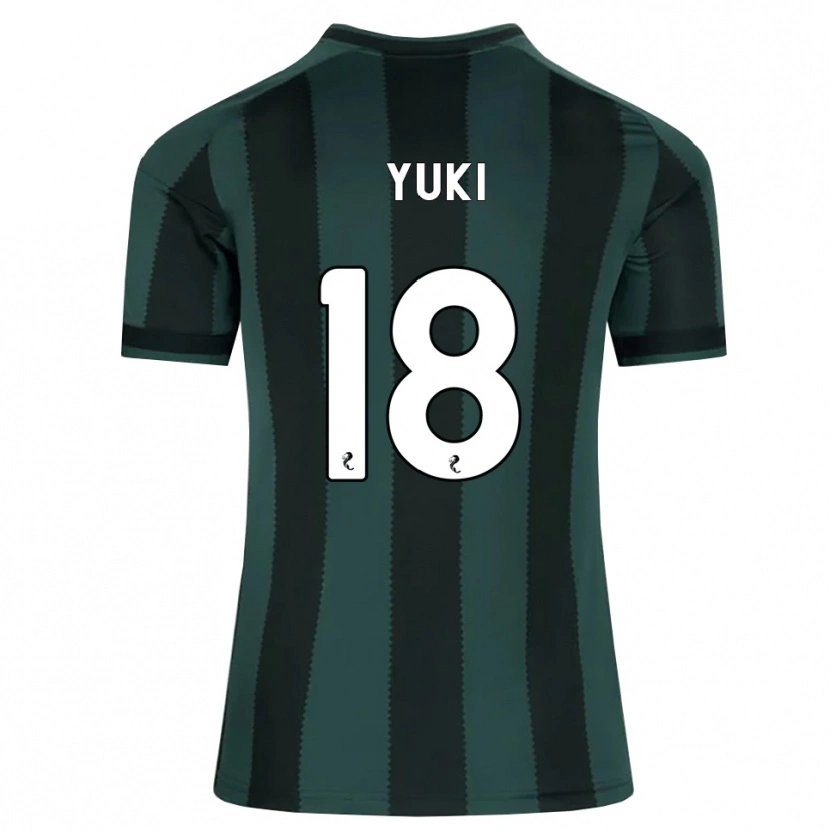 Danxen Criança Camisola Yuki Kobayashi #18 Cinza Ardósia Escuro Preto Alternativa 2026/27 Camisa