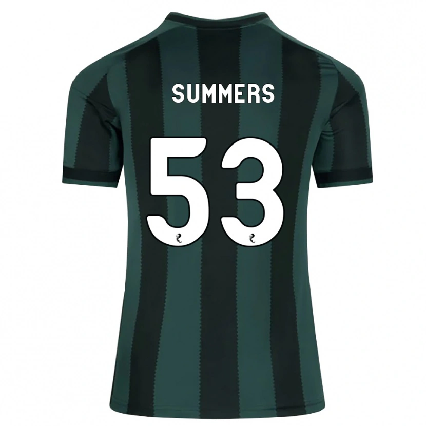 Danxen Criança Camisola Ben Summers #53 Cinza Ardósia Escuro Preto Alternativa 2026/27 Camisa