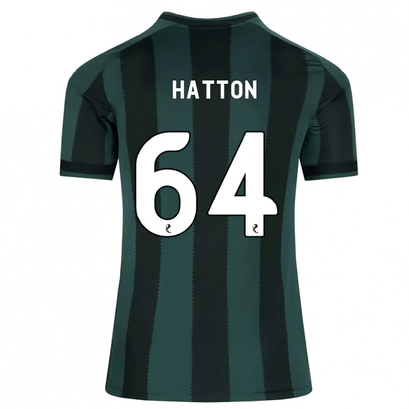 Danxen Criança Camisola Thomas Hatton #64 Cinza Ardósia Escuro Preto Alternativa 2026/27 Camisa