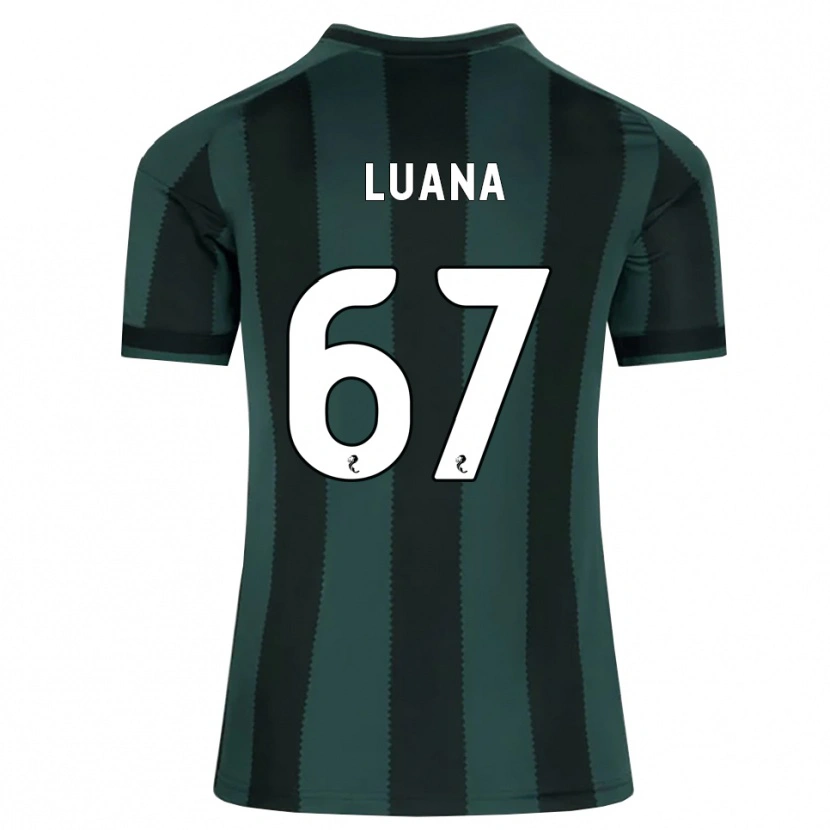 Danxen Criança Camisola Luana Muñoz #67 Cinza Ardósia Escuro Preto Alternativa 2026/27 Camisa