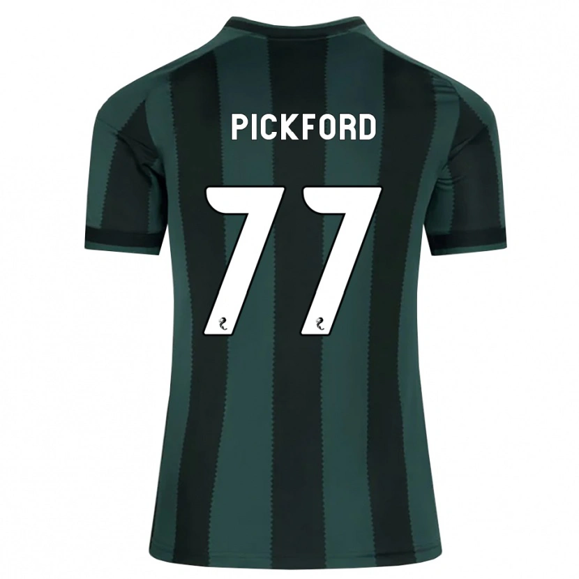 Danxen Criança Camisola Tom Pickford #77 Cinza Ardósia Escuro Preto Alternativa 2026/27 Camisa