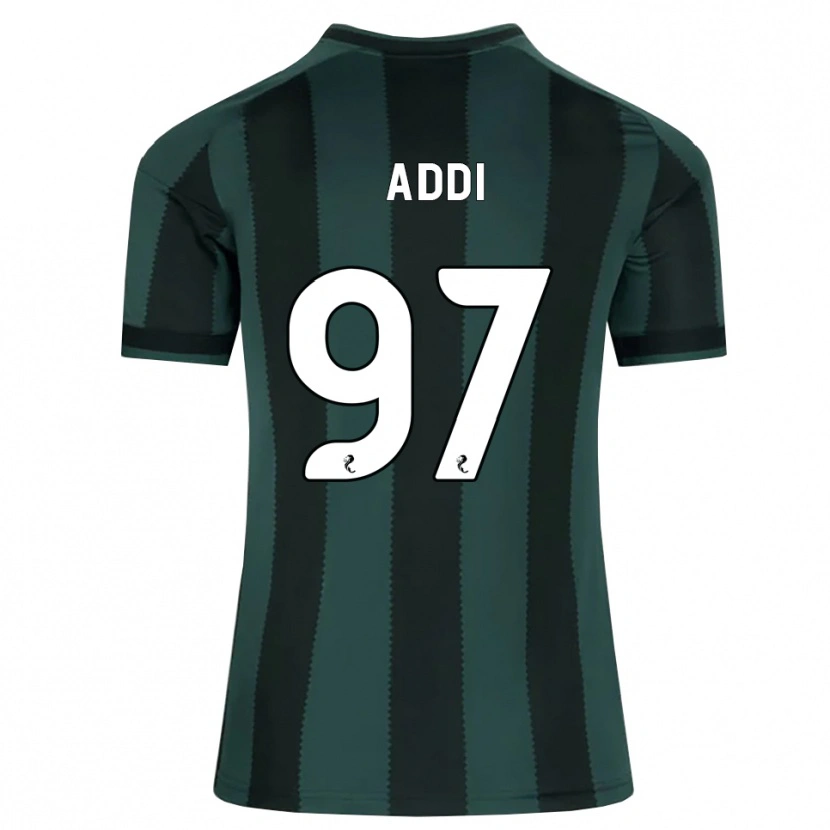 Danxen Criança Camisola Imane Addi #97 Cinza Ardósia Escuro Preto Alternativa 2026/27 Camisa