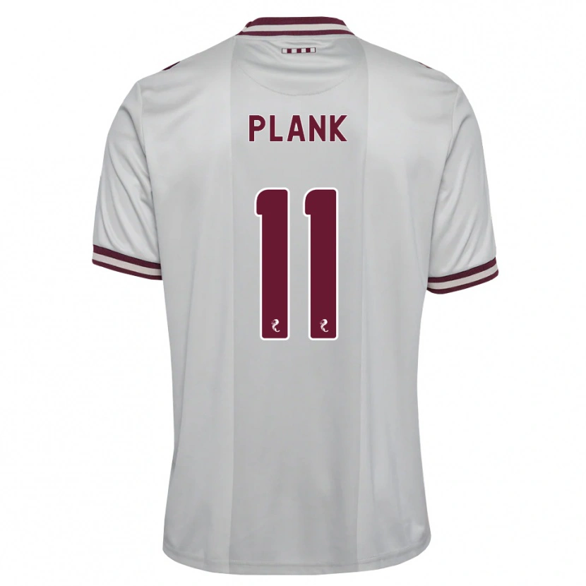 Danxen Criança Camisola Dom Plank #11 Branco Borgonha Alternativa 2026/27 Camisa