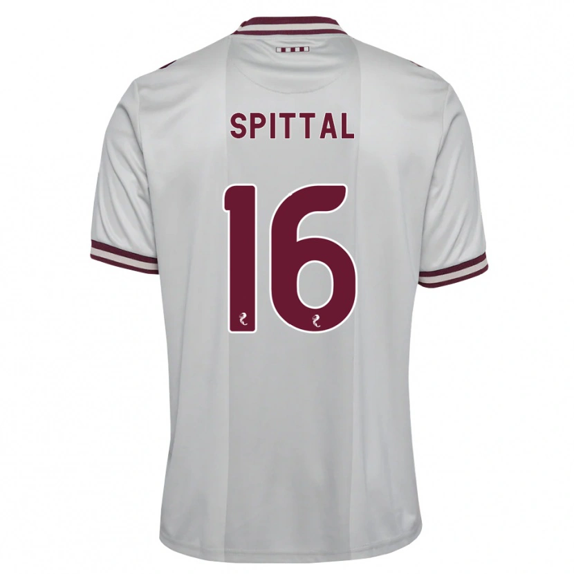Danxen Criança Camisola Blair Spittal #16 Branco Borgonha Alternativa 2026/27 Camisa