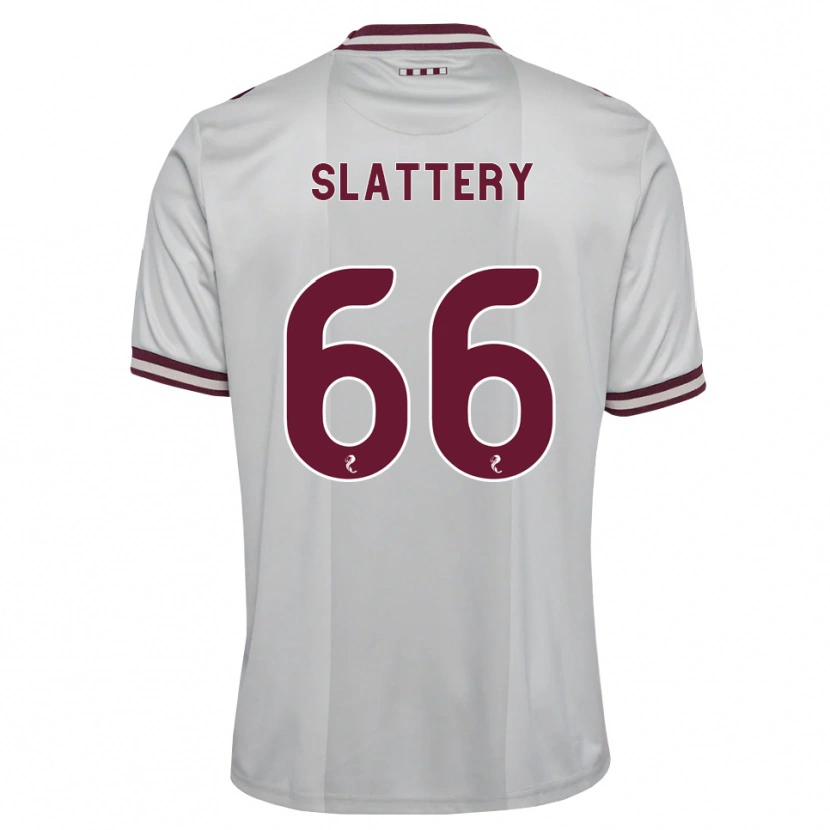 Danxen Criança Camisola Jenna Slattery #66 Branco Borgonha Alternativa 2026/27 Camisa