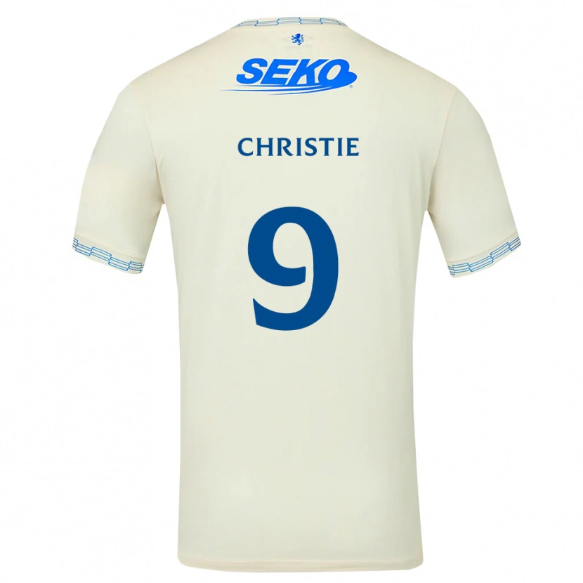 Danxen Criança Camisola Cormac Christie #9 Azul Céu Profundo Branco Alternativa 2026/27 Camisa