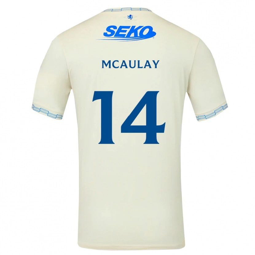 Danxen Criança Camisola Mia Mcaulay #14 Azul Céu Profundo Branco Alternativa 2026/27 Camisa