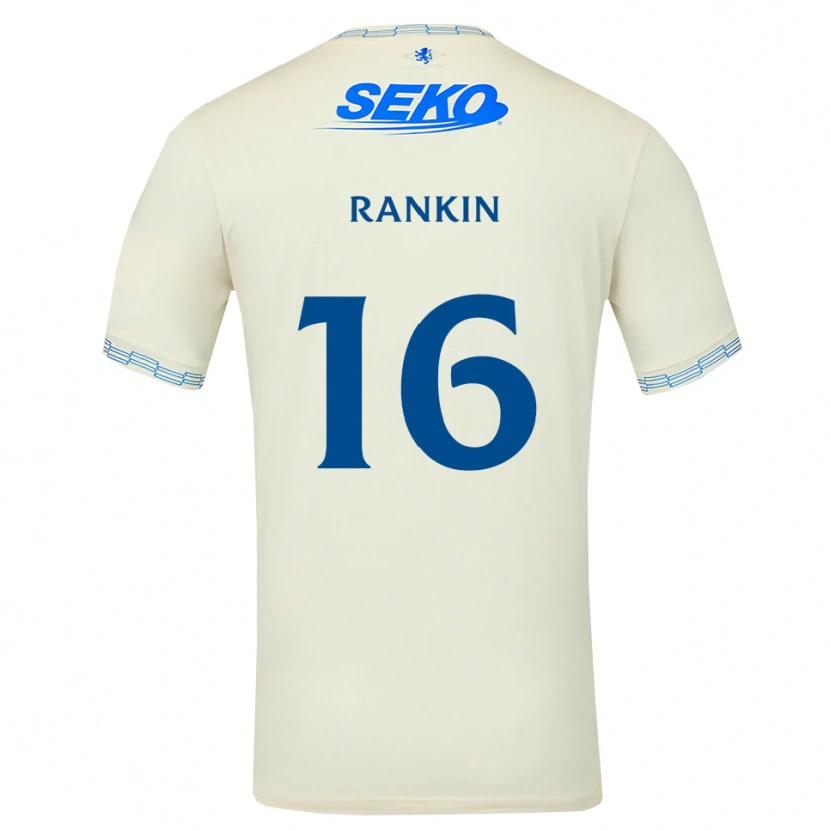Danxen Criança Camisola Luca Rankin #16 Azul Céu Profundo Branco Alternativa 2026/27 Camisa