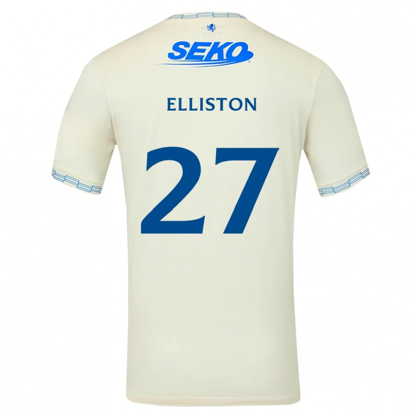 Danxen Criança Camisola Maddie Elliston #27 Azul Céu Profundo Branco Alternativa 2026/27 Camisa