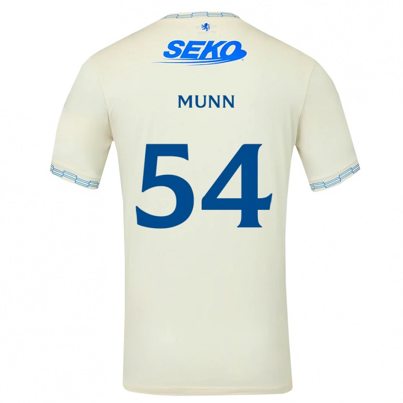 Danxen Criança Camisola Mason Munn #54 Azul Céu Profundo Branco Alternativa 2026/27 Camisa