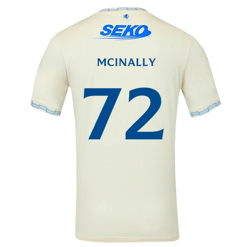 Danxen Criança Camisola Darren Mcinally #72 Azul Céu Profundo Branco Alternativa 2026/27 Camisa