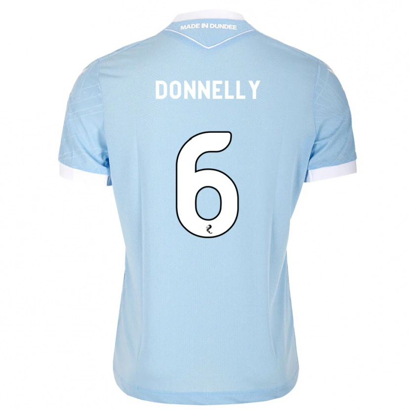 Danxen Criança Camisola Aaron Donnelly #6 Azul Céu Claro Branco Alternativa 2026/27 Camisa