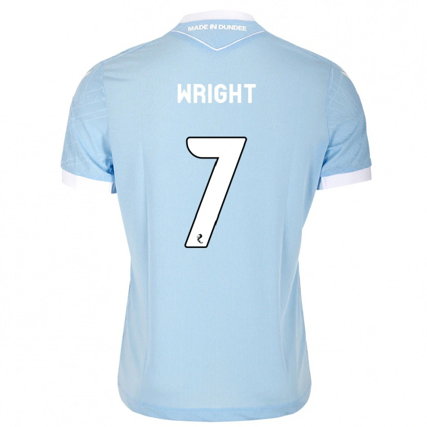Danxen Criança Camisola Drey Wright #7 Azul Céu Claro Branco Alternativa 2026/27 Camisa
