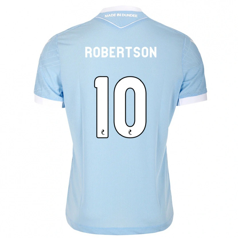 Danxen Criança Camisola Finlay Robertson #10 Azul Céu Claro Branco Alternativa 2026/27 Camisa