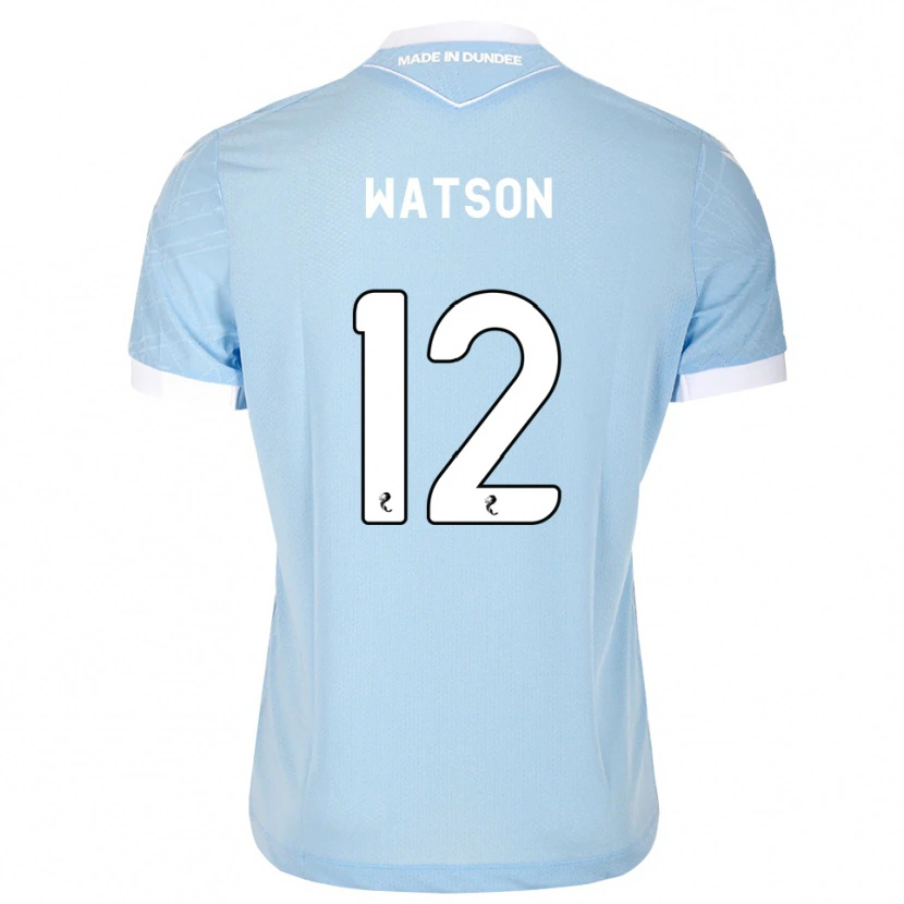 Danxen Criança Camisola Johnny Watson #12 Azul Céu Claro Branco Alternativa 2026/27 Camisa
